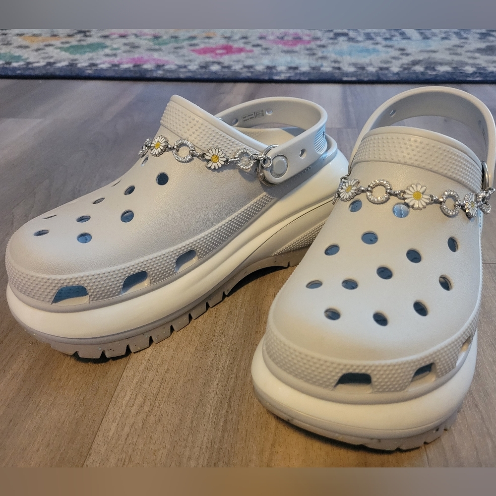 Crocs Mega Crush Clog, m6 w8, Atmosphere/Multi